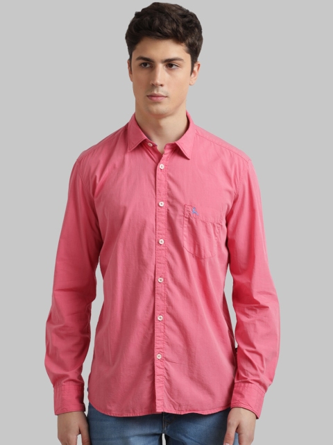 

Parx Men Coral Regular Fit Solid Casual Shirt