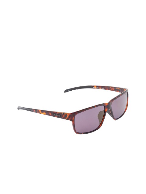 

Reebok Unisex UV Protected Square Sunglasses RBK AF24 DEMI MIR APC, Purple