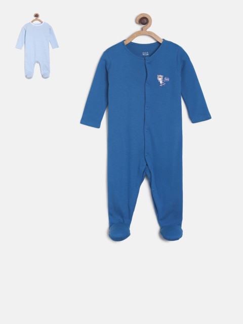 

MINI KLUB Boys Pack of 2 Sleepsuits, Navy blue