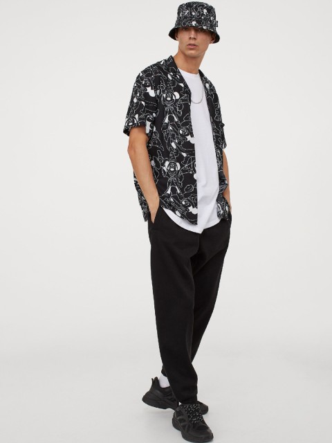 

H&M Black Patterned Shirt