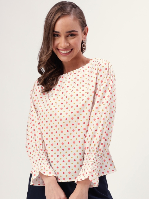 

Saaki Women Off-White Printed Top
