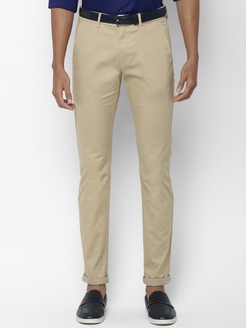 

Allen Solly Men Beige Slim Fit Solid Regular Trousers