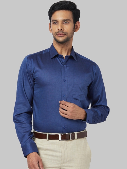

Park Avenue Men Blue Regular Fit Solid Formal Shirt