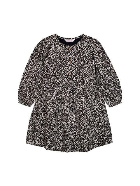 

Budding Bees Girls Black Printed A-Line Dress
