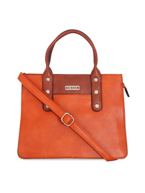 

ESBEDA Orange Solid Handheld Bag