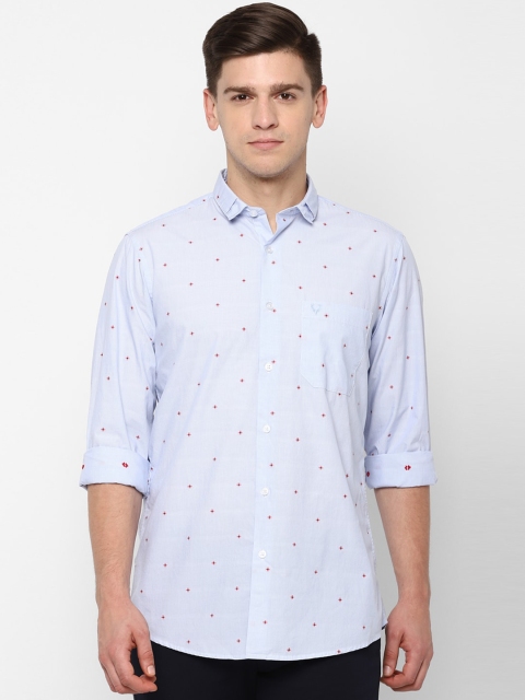 

Allen Solly Men Blue Slim Fit Printed Casual Shirt