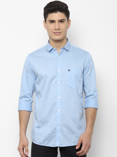 

Allen Solly Men Blue Slim Fit Printed Casual Shirt