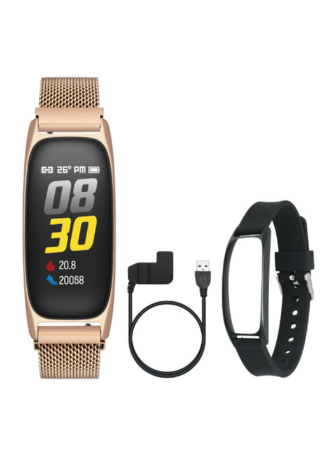 

Timex Unisex Black & Gold-Toned Digital Watch TWTXB100T