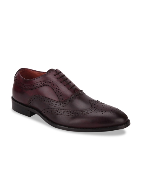

LOUIS STITCH Men Brown Handmade Italian Leather Formal Brogues