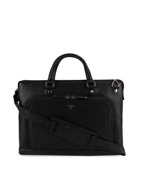 

Da Milano Unisex Black Textured 13" Laptop Sleeve