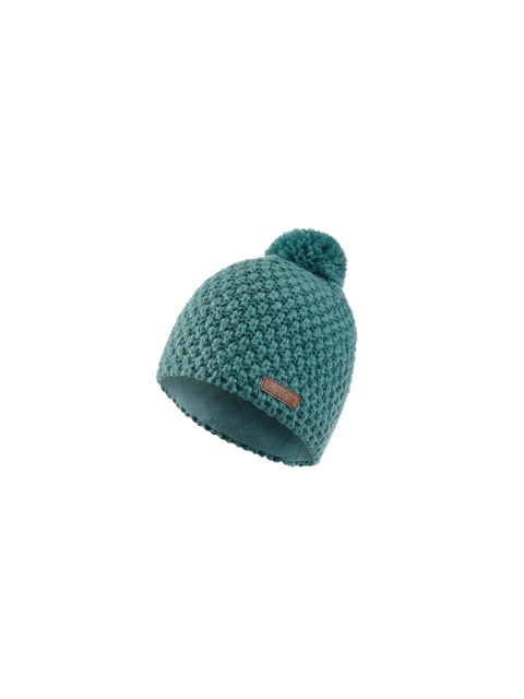 

WEDZE By Decathlon Unisex Green Self Design Beanie
