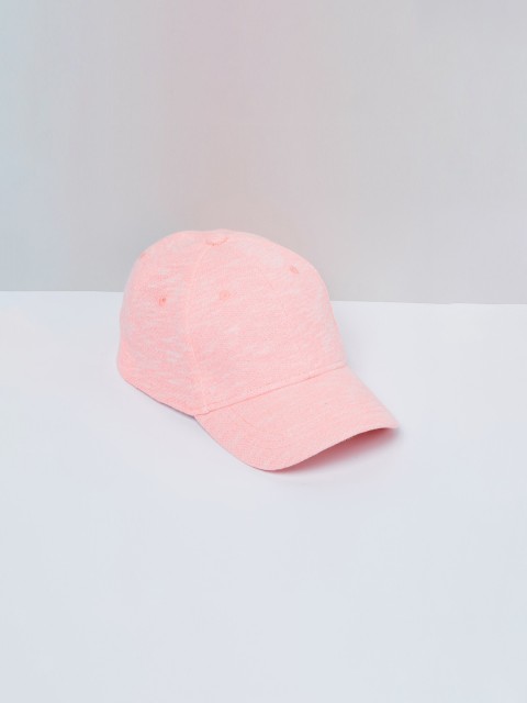 

max Women Pink Self Design Baseball Cap