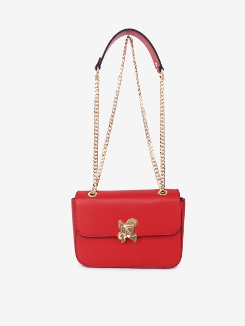 

LYN Red Solid Shoulder Bag