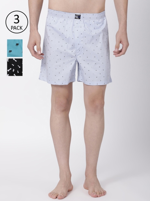 

Urban Dog Men Pack Of 3 Assorted Boxers UDBX150_UDBX151_UDBX152-M