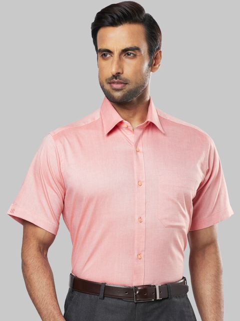 

Raymond Men Orange Regular Fit Solid Casual Shirt