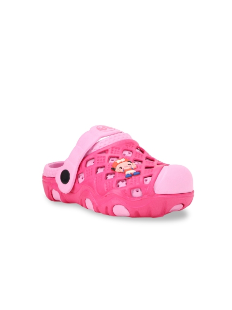 Bubblegummers Girls Pink Comfort Sandals