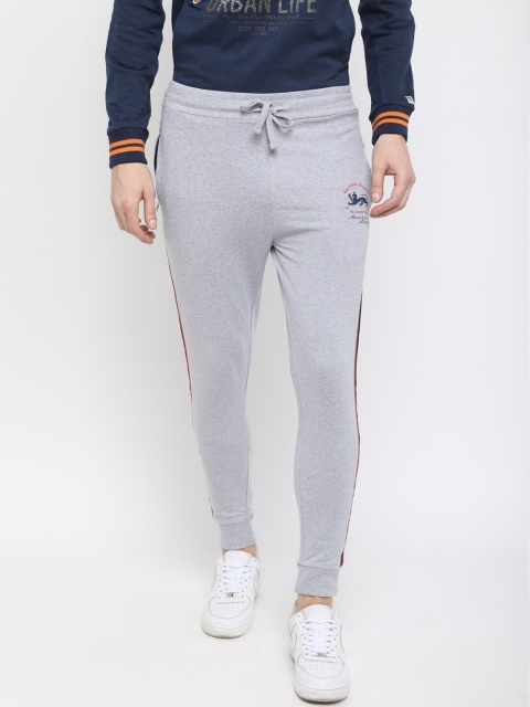 

Masculino Latino Men Grey Melange Solid Joggers