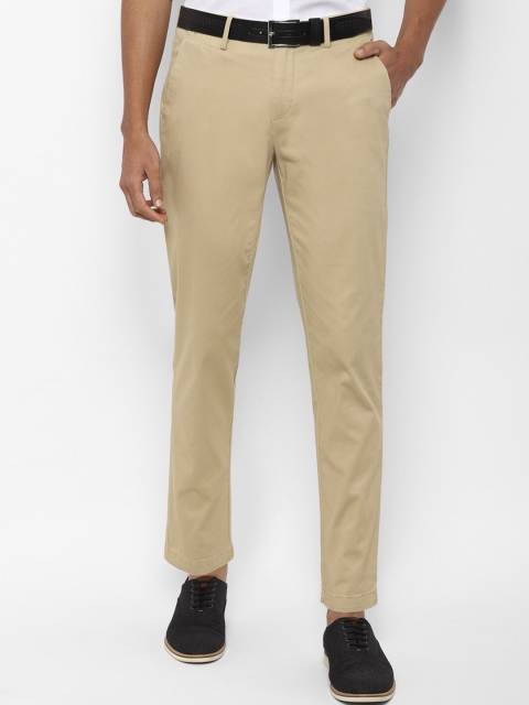 

Allen Solly Men Beige Slim Fit Solid Regular Trousers