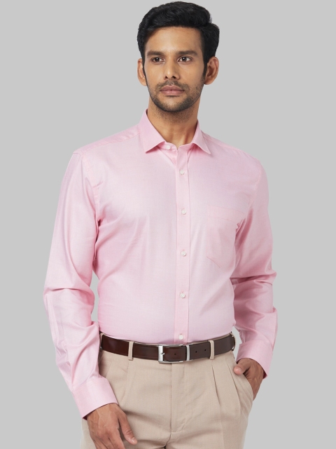 

Park Avenue Men Pink Regular Fit Printed Formal Shirt