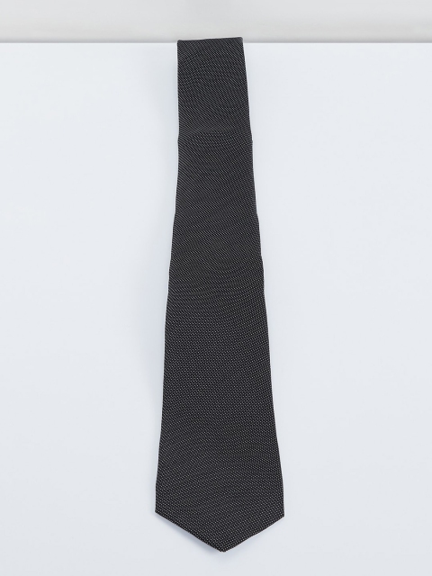 

max Blue Woven Design Broad Tie