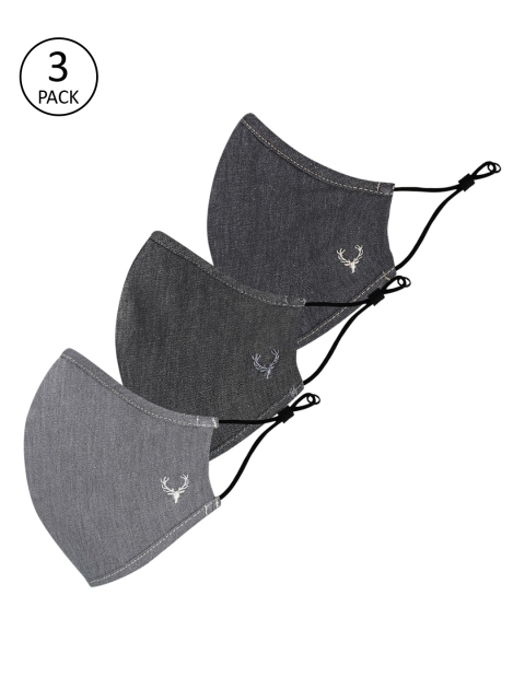 

Allen Solly Men Pack of 3 Grey Solid 3-Ply Anti-Pollution Reusable Protective Outdoor Masks