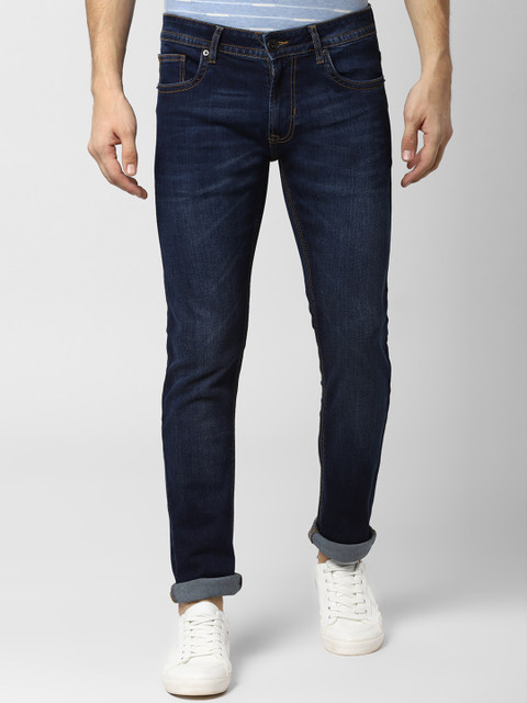

Peter England Casuals Men Navy Blue Slim Fit Mid-Rise Clean Look Jeans