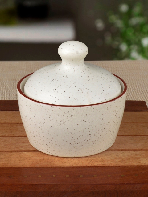

StyleMyWay White Matte Ceramic Handcrafted Serving Bowl