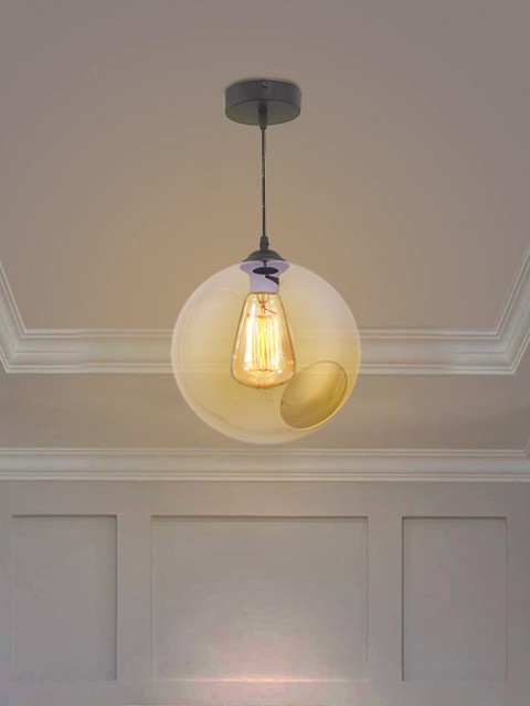 

THE LIGHT STORE Grey Solid Contemporary Hanging Light