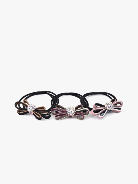 

BuckleUp Women Multicoloured Ponytail Holders, Multi
