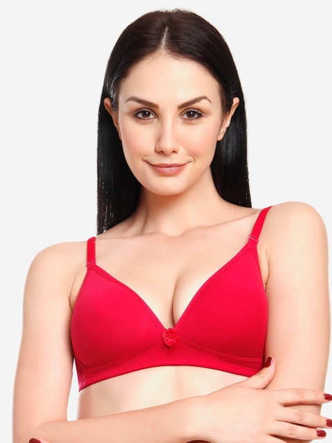 

Innocence Pink Solid Non-Wired Lightly Padded T-shirt Bra BBAPLIN36533_28B