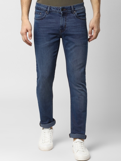 

Peter England Casuals Men Navy Blue Regular Fit Mid-Rise Clean Look Jeans