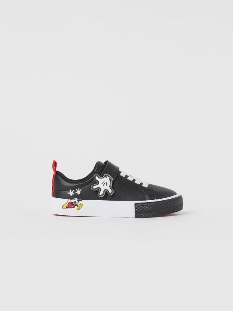 

H&M Boys Black & White Motif-Detail Trainers