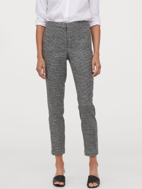 

H&M Women Grey Cigarette trousers