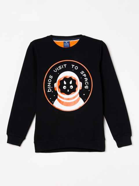 

Fame Forever by Lifestyle Boys Black Printed Sweatshirt