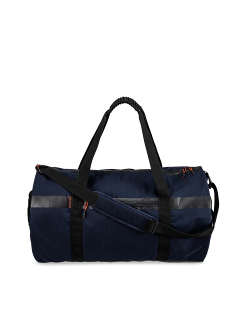 

Domyos By Decathlon Unisex Navy Blue & Black Solid Fitness Duffle Bag