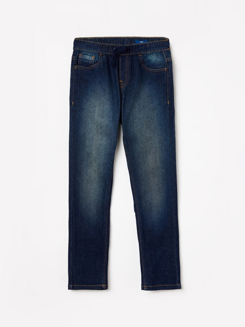 

Fame Forever by Lifestyle Boys Navy Blue Slim Fit Mid-Rise Clean Look Jeans