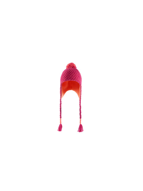 

WEDZE By Decathlon Kids Pink Self Design Beanie