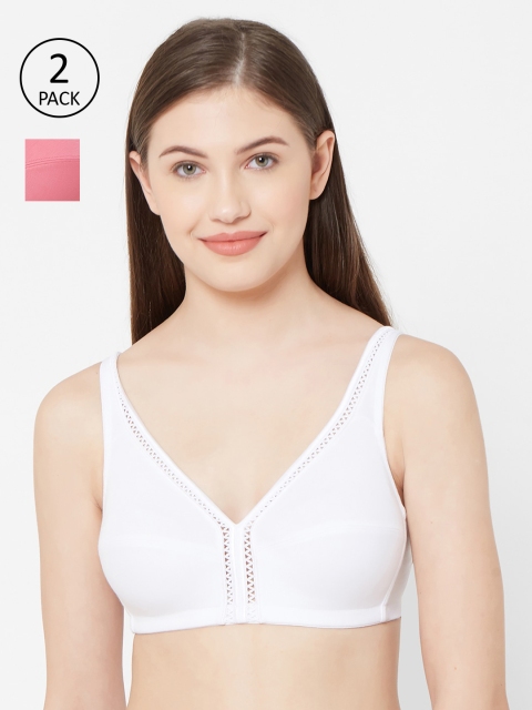 

Juliet Pack Of 2 Solid Non-Wired Non Padded Everyday Bras 010002400014783, White