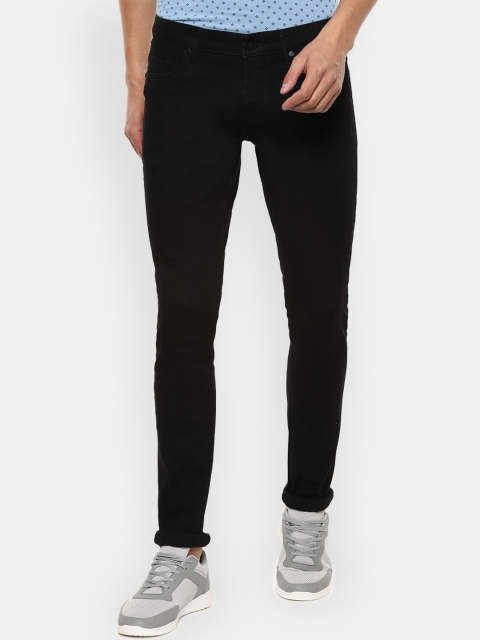 

Louis Philippe Jeans Men Black Slim Fit Mid-Rise Clean Look Jeans