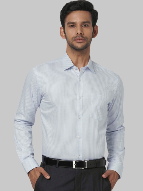 

Park Avenue Men Blue Regular Fit Solid Casual Shirt
