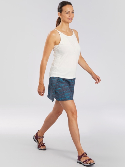 

Quechua By Decathlon Blue & Purple Printed Hiking Skort NH100