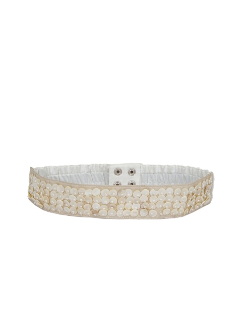 

Diwaah Women White Solid Belt