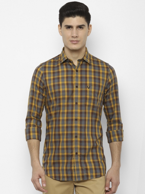 

Allen Solly Men Multicoloured Slim Fit Checked Casual Shirt, Multi