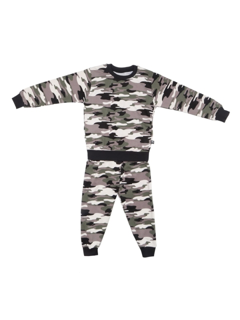 

YK Unisex Kids Grey Checked Top with Trousers