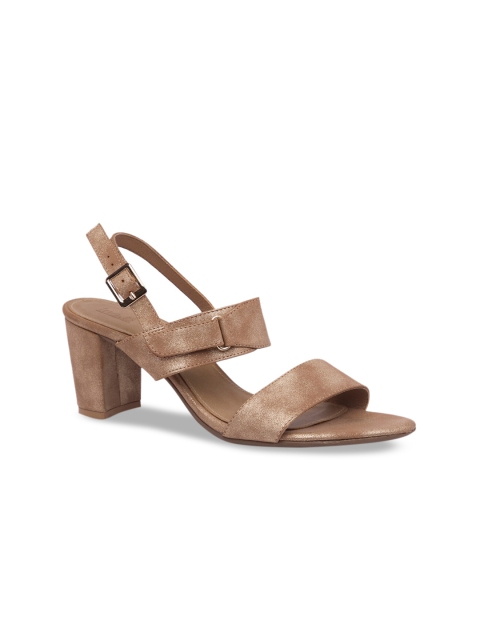 

Inc 5 Women Beige Solid Block Heels