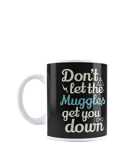 

MC SID RAZZ Black & Off White Harry Potter Muggles Coffee Mug