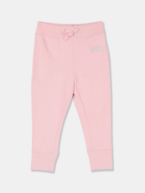 

GAP Girls Pink Solid Joggers