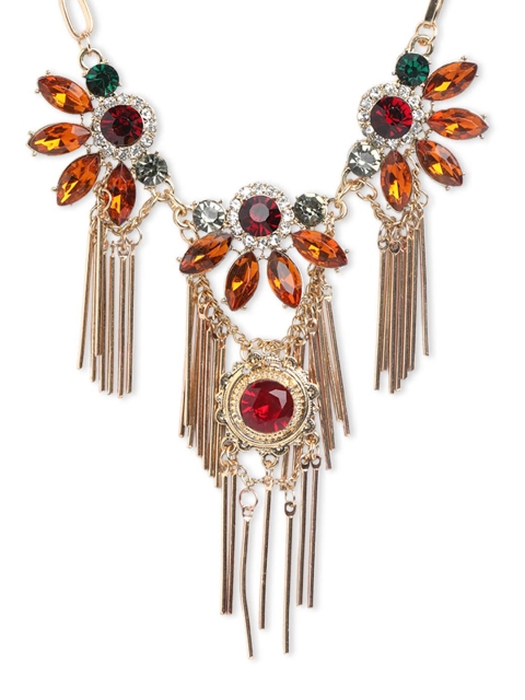 

Statement Gold Plated Statement Necklace