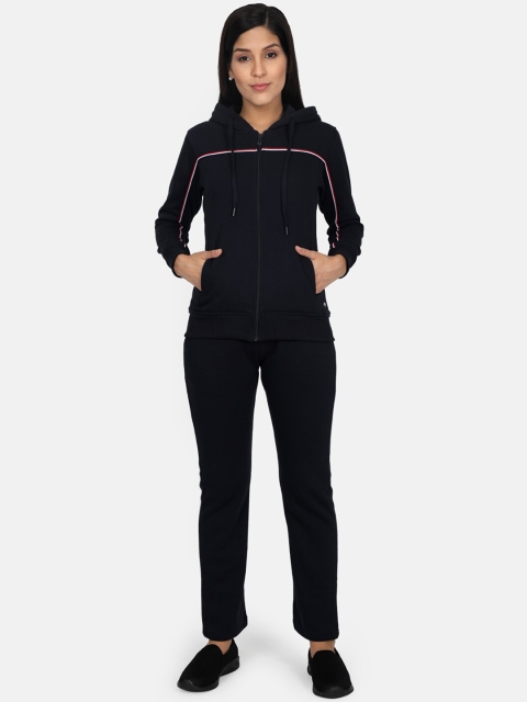 

Monte Carlo Women Navy Blue Solid Track Suit