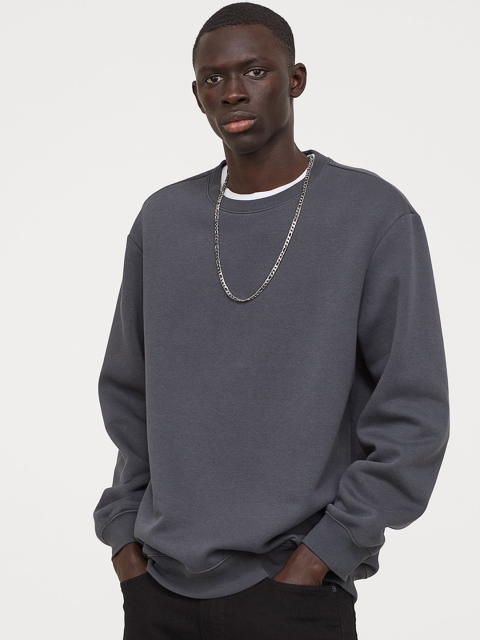 

H&M Men 2-Pack Sweatshirts Relaxed Fit, White